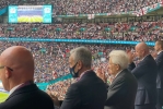 Il Presidente della Repubblica Sergio Mattarella alla finale degli europei di calcio