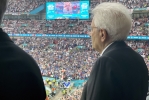 Il Presidente della Repubblica Sergio Mattarella alla finale degli europei di calcio