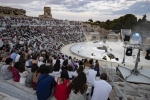 Il Presidente della Repubblica Sergio Mattarella e la Sig.ra Laura al Teatro Greco di Siracusa