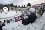 Il Presidente della Repubblica Sergio Mattarella e la Sig.ra Laura al Teatro Greco di Siracusa