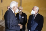 Il Presidente Sergio Mattarella con Gianni Letta, Presidente della Fondazione Rossini,in occasione del concerto “Gala Rossini” di chiusura della 42a edizione del Rossini Opera Festival  