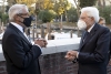 Il Presidente della Repubblica Sergio Mattarella con Roberto Cicutto, Presidente della Biennale di Veneziz, in occasione dell'inaugurazione della 78* mostra internazionale d'arte cinematografica