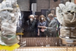 Il Presidente Sergio Mattarella nel corso della visita alla 17^ mostra internazionale di architettura dal titolo “How will we live together?”, illustrata dal Prof. Matteo Giannasi, coordinatore delle attività Educational della Biennale di Venezia
