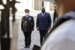 L'arrivo al Palazzo del Quirinale del Presidente della Repubblica democratica del Congo, S.E. il Signor FelixAntoine Tshisekedi Tshilombo, in occasione dell'incontro con il Presidente Sergio Mattarella