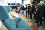 Il Presidente della Repubblica Sergio Mattarella all’inaugurazione del Salone del Mobile
