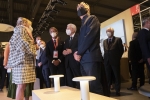 Il Presidente della Repubblica Sergio Mattarella all’inaugurazione del Salone del Mobile
