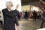 Il Presidente della Repubblica Sergio Mattarella all’inaugurazione del Salone del Mobile
