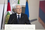 Il Presidente della Repubblica Sergio Mattarella all'inaugurazione dell’Anno Accademico 2021-2022 dell’Università degli Studi di Pavia, in occasione del 660° anniversario dell’Ateneo
