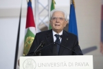 Il Presidente della Repubblica Sergio Mattarella all'inaugurazione dell’Anno Accademico 2021-2022 dell’Università degli Studi di Pavia, in occasione del 660° anniversario dell’Ateneo