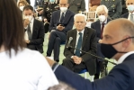 Nisida - Il Presidente della Repubblica Sergio Mattarella in visita al carcere minorile di Nisida