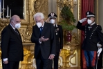 Il Presidente Sergio Mattarella con George Vella, Presidente della Repubblica di Malta, in occasione della XVI riunione del gruppo Arraiolos