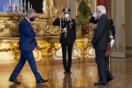 Il Presidente Sergio Mattarella con Sauli Niinistö, Presidente della Repubblica di Finlandia, in occasione della XVI riunione del gruppo Arraiolos