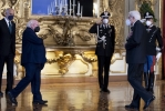 Il Presidente della Repubblica Sergio Mattarella con Michael D. Higgins, Presidente della Repubblica di Irlanda, in occasione della XVI riunione del gruppo Arraiolos