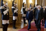 Il Presidente della Repubblica di Irlanda, Michael D. Higgins, in occasione della XVI riunione del gruppo Arraiolos