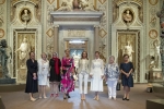 La Sig.ra Laura Mattarella e le consorti dei Capi di Stato del gruppo di Arraiolos visita la Galleria Borghese