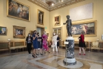 La Sig.ra Laura Mattarella e le consorti dei Capi di Stato del gruppo di Arraiolos visita la Galleria Borghese