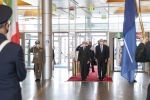 Il Presidente della Repubblica Sergio Mattarella alla celebrazione del 70° anniversario della NATO in Italia
