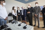 Il Presidente della Repubblica Sergio Mattarella visita il laboratorio di navigazione con simulatori di plancia nave,dell’Istituto OmniComprensivo Tecnico Nautico e Aeronautico, Logistica e Trasporti di Pizzo Calabro