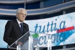 Il Presidente della Repubblica Sergio Mattarella durante la cerimonia di inaugurazione dell’anno scolastico 2021/2022
