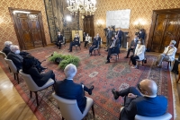 Il Presidente Sergio Mattarella in occasione dell'incontro con il con il Comitato per gli Anniversari di Interesse Nazionale
