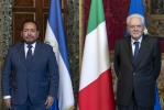 Il Presidente Sergio Mattarella con S.E. il Signor Efrén Arnoldo Bernal Chevez, nuovo Ambasciatore della Repubblica di El Salvador: presentazione delle Lettere Credenziali
