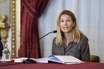 Renata Mazzantini nel corso della conferenza di presentazione di Quirinale Contemporaneo 2021