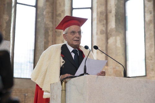 Lectio Doctoralis del Presidente della Repubblica Sergio Mattarella  
