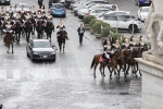 Arrivo al Quirinale del Presidente della Repubblica d'Armenia Armen Sarkissian, in Visita di Stato