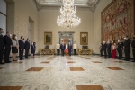 Il Presidente Sergio Mattarella e il Presidente della Repubblica d'Armenia Armen Sarkissian, in occasione della Visita di Stato 