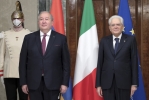 Il Presidente Sergio Mattarella con il Presidente della Repubblica d'Armenia Armen Sarkissian,  in occasione della Visita di Stato