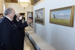 Il Presidente Sergio Mattarella e il Presidente della Repubblica d'Armenia Armen Sarkissian, visitano la mostra “I capolavori armeni in Italia”, allestita al Palazzo del Quirinale