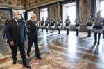 Il Presidente della Repubblica Sergio Mattarella con il Presidente della Repubblica d'Armenia Armen Sarkissian, al termine della visita di Stato
