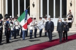 Il Presidente della Repubblica Sergio Mattarella con il Presidente della Repubblica d'Armenia Armen Sarkissian, al termine della visita di Stato
