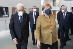 Il Presidente Sergio Mattarella con Angela Merkel Cancelliera della Repubblica Federale di Germania, in occasione della visita Ufficiale 
