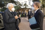 Il Presidente della Repubblica Sergio Mattarella con Roberto Antonelli, Presidente dell’Accademia nazionale dei Lincei,in occasione della cerimonia di presentazione degli Studi in onore di Carlo Azeglio Ciampi elaborati in occasione dei cento anni dalla nascita (1920-2020)
