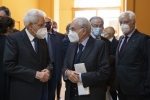 Il Presidente della Repubblica Sergio Mattarella con Giuliano Amato, Vice Presidente della Corte costituzionale,relatore della cerimonia di presentazione degli Studi in onore di Carlo Azeglio Ciampi elaborati in occasione dei cento anni dalla nascita (1920-2020)
