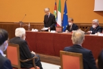 Il Presidente della Repubblica Sergio Mattarella in occasione della cerimonia di presentazione degli Studi in onore di Carlo Azeglio Ciampi elaborati in occasione dei cento anni dalla nascita (1920-2020)
