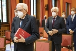 Il Presidente della Repubblica Sergio Mattarella in occasione della cerimonia di presentazione degli Studi in onore di Carlo Azeglio Ciampi elaborati in occasione dei cento anni dalla nascita (1920-2020)
