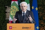 Il Presidente Sergio Mattarella in occasione della manifestazione “Siete Presente”