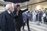 Il Presidente della Repubblica, Sergio Mattarella a Nova Gorica, Piazza Bevk, con Borut Pahor Presidente della Repubblica di Slovenia
