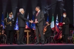 Il Presidente della Repubblica, Sergio Mattarella, riceve la massima onorificenza slovena da parte del Presidente della Repubblica di Slovenia, Borut Pahor, durante la Cerimonia di celebrazione della designazione congiunta di Nova Gorica e Gorizia quali Capitale Europea della Cultura 2025
