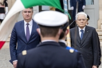 Il Presidente Mattarella incontra S.E. il Signor Zoran Milanović, Presidente della Repubblica di Croazia