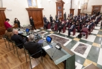 Il Presidente Sergio Mattarella in occasione della presentazione del Centro per le Biotecnologie e la Ricerca Biomedica in costruzione a Carini