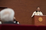 Il Presidente della Repubblica Sergio Mattarella all’Università di Foggia durante la cerimonia di inaugurazione dell’anno accademico 2021-2022  
