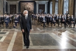 Il Presidente Sergio Mattarella in occasione della cerimonia di consegna delle insegne di Cavaliere dell’Ordine “Al Merito del Lavoro” ai Cavalieri del Lavoro nominati il 2 giugno 2020 e 2021