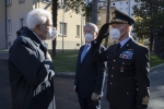 Il Presidente della Repubblica Sergio Mattarella con il Gen. Enzo Vecciarelli, Capo di Stato Maggiore della Difesa, in occasione dell'inaugurazione della nuova sede dell’Accademia e all’apertura dell’anno di studi 2021/2022 della Guardia di Finanza
