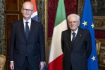 Il Presidente Sergio Mattarella con S.E. il Signor Johan Vibe, nuovo Ambasciatore del Regno di Norvegia: presentazione delle Lettere Credenziali