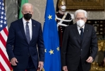 Il Presidente della Repubblica Sergio Mattarella e il Presidente degli Stati Uniti d’America Joe Biden 