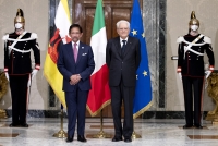 Mattarella incontra S.M. Haji Hassanal Bolkiah, Sultano del Brunei