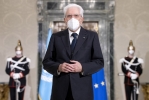 Roma - Il Presidente della Repubblica Sergio Mattarella poco prima dell'incontro con il Segretario generale delle Nazioni Unite, António Guterres